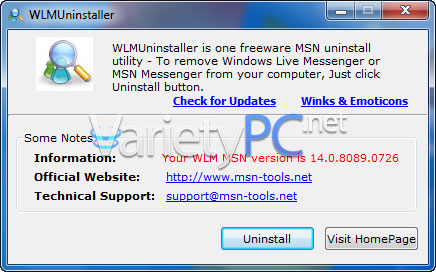 แก้ปัญหา Windows Live Messenger ลบไม่ได้ ลบไม่ออกด้วย...
