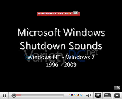 เรามาฟังเสียง Start-up และ Shutdown ตั้งแต่ Windows 3.1 จนถึง Windows 7 กันดีกว่า
