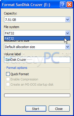 ฟอร์แมต USB Drive แบบ NTFS บน Windows XP ไม่ได้หรอ?