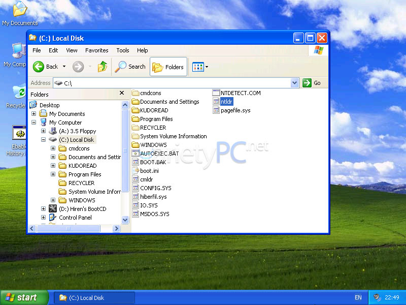 เข้า Windows XP แบบฉุกเฉิน หากระบบเดี้ยง! (NTLDR is missing)