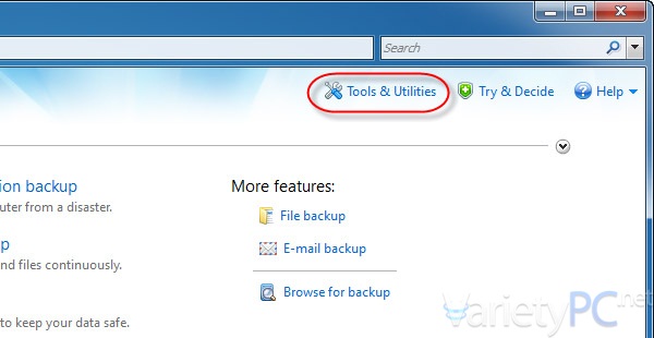 Acronis True Image Home Bootable