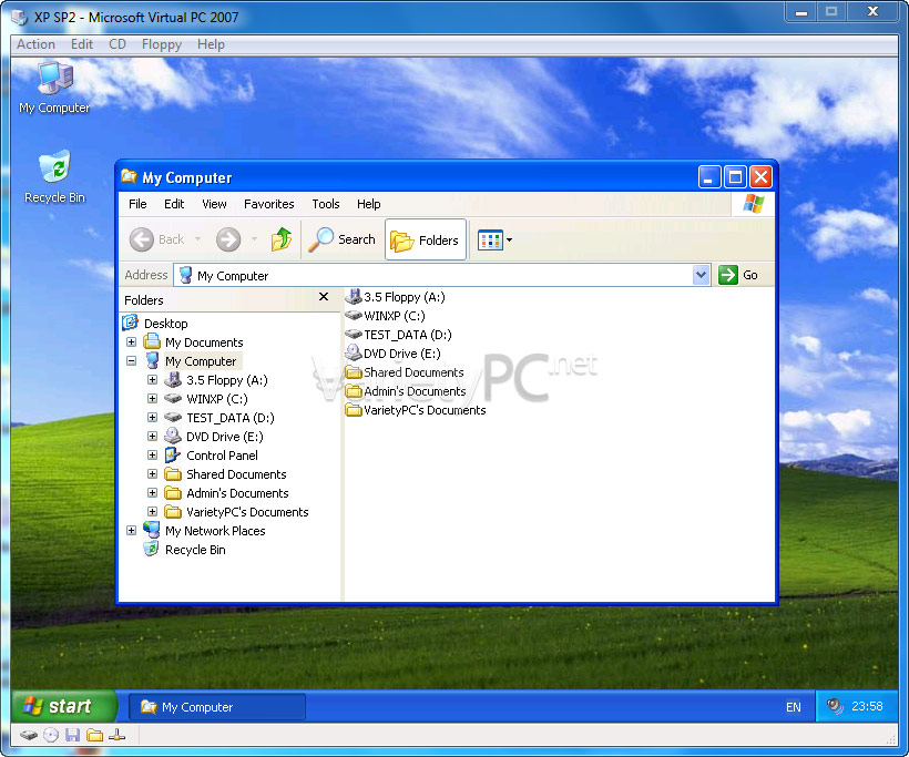ทำไงดี? ติดตั้ง Windows บน MS Virtual PC ไม่สามารถแชร์ไดรฟ์ได้