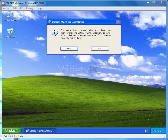 ทำไงดี? ติดตั้ง Windows บน MS Virtual PC ไม่สามารถแชร์ไดรฟ์ได้