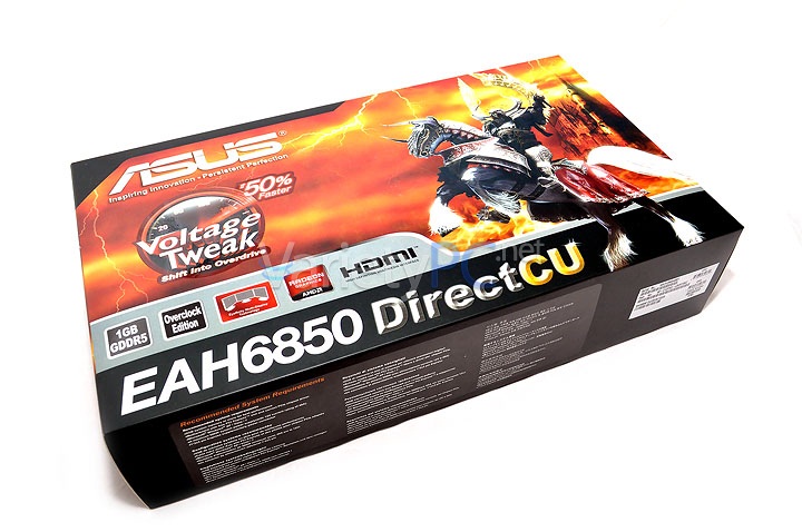 มาแบบดำๆ แต่ดุดันใช้ได้กับ ASUS EAH6850 DirectCU 1GB GDDR5