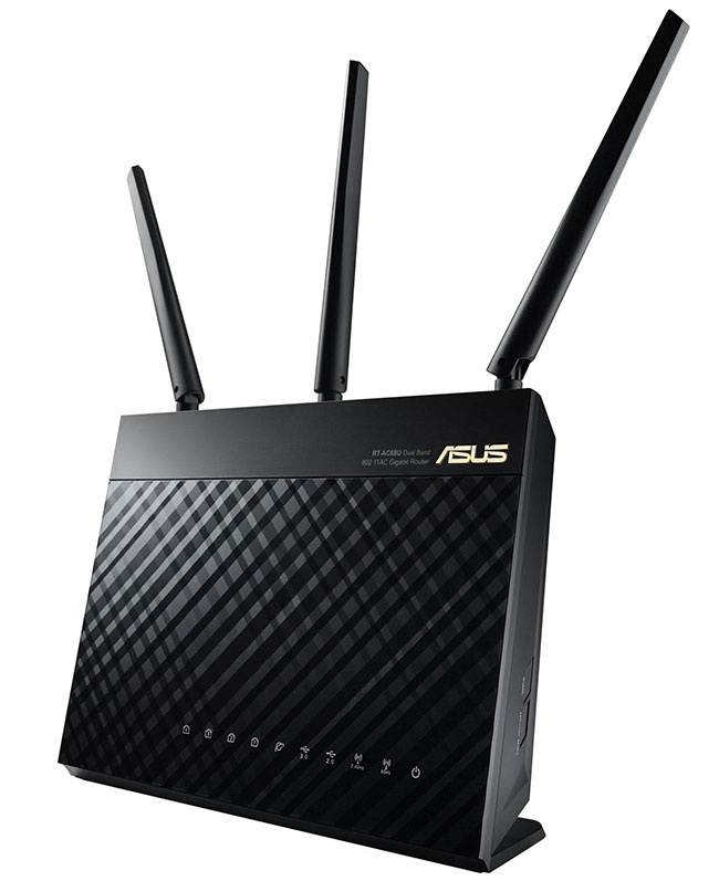 ASUS RT-AC68U Wireless-AC1900 เราท์เตอร์ไร้สายแบบดูอัลแบนด์