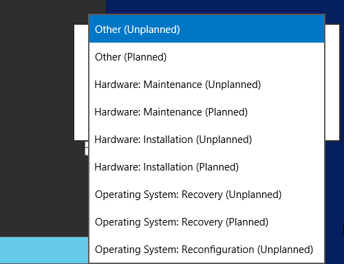 วิธีปิด Display Shutdown Event Tracker บน Windows Server 2012