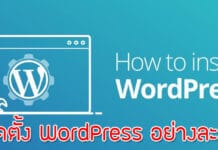 วิธีติดตั้ง WordPress สำหรับสร้างเว็บไซต์อย่างละเอียด