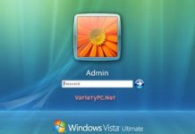 clear password admin for windows vista