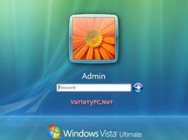 clear password admin for windows vista