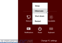 วิธีเปิดใช้ปุ่ม Hibernate บน Windows 8