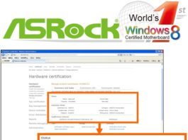 ASRock ผ่านฉลุย Windows® 8 Motherboard Certification