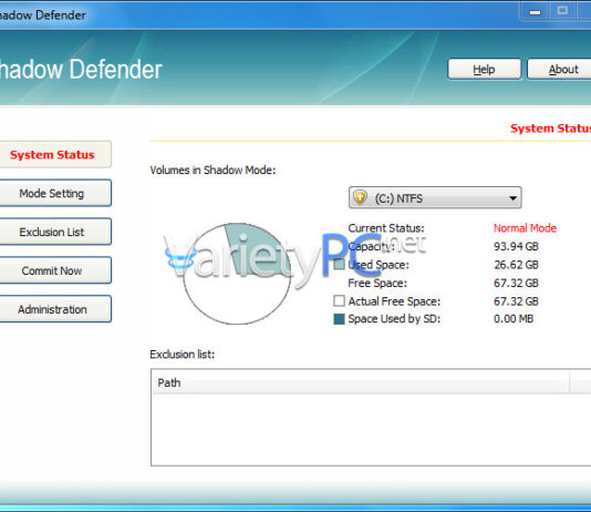 Shadow Defender ย้อนคืนระบบอัตโนมัติอย่างยืดหยุ่น