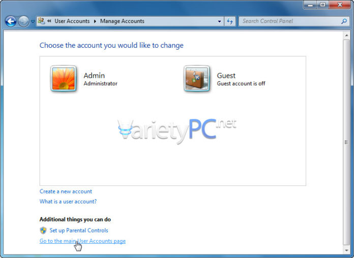 วิธีปิด/เปิดฟังก์ชัน User Account Control บน Windows 7