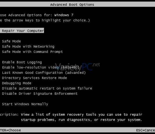 วิธีแก้ไขปัญหาบูตเข้าวินโดวส์ไม่ได้ด้วย Safe Mode