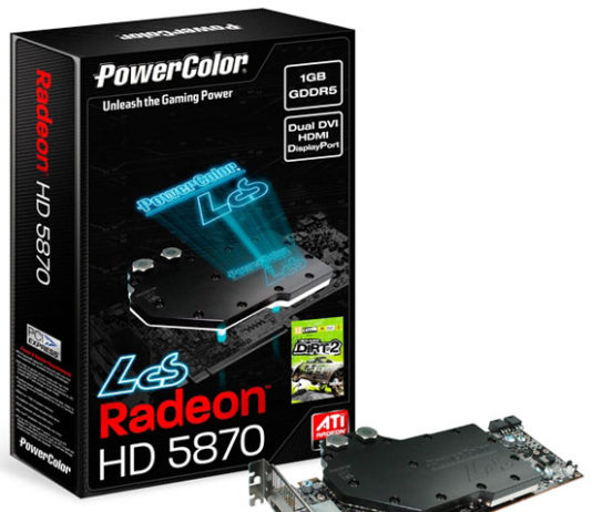 PowerColor เตรียมออกวางจำหน่าย PowerColor HD 5870 LCS PowerColor เตรียมออกวางจำหน่าย PowerColor HD 5870 LCS