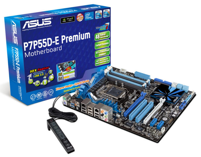 Asus P7P55D-E Series รายแรกที่รองรับ USB 3.0 และ SATA 6 Gb/s