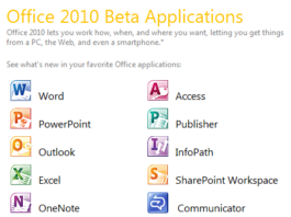 MS Office 2010 Beta ถูกดาวน์โหลดไปแล้ว 1 ล้านครั้ง