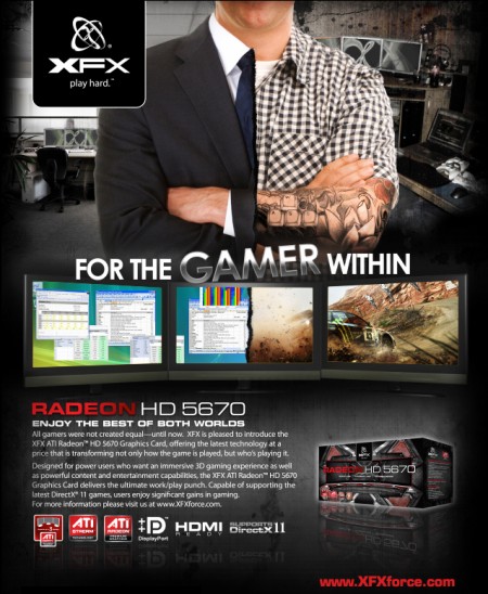 XFX ATI RadeonTM HD5670 Graphics Card's Got Game