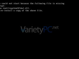 วิธีแก้ปัญหา Hal.dll is Missing or Corrupt Error เข้า Windows ไม่ได้