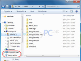 วิธีแก้โฟลเดอร์ในเมนูซ้ายของ Windows Explorer หายไป วิธีแก้โฟลเดอร์ในเมนูซ้ายของ Windows Explorer หายไป
