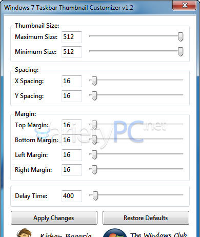 ขยายพรีวิวทาสก์บาร์บน Windows 7 ให้ใหญ่แบบสุดๆกันไปเลย