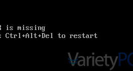 วิธีเข้า Windows XP แบบฉุกเฉิน หากขึ้น NTLDR is missing