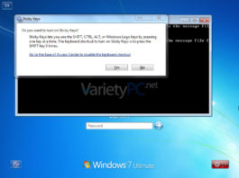 ลืมพาสเวิร์ดแอดมิน Windows 7 หรอ? เรื่องกล้วยๆ! ด้วย Sticky Keys