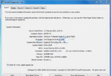 วิธีเช็คสเปคคอมฯบนวินโดวส์ 7 ง่ายๆด้วยคำสั่ง DxDiag