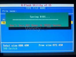 วิธีแฟลชรอมไบออสให้เมนบอร์ด Gigabyte ด้วย Q-Flash