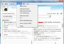 วิธีแต่งเมนู Windows Live Messenger 2011 ให้เป็นเมนูไทย