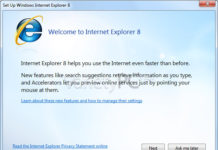 2 วิธีกับการปิดหน้าต่างต้อนรับ Welcome to Internet Explorer 8