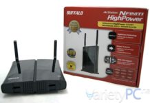 BUFFALO AirStation Nfiniti HighPower ADSL2+ Modem Router