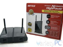 BUFFALO AirStation Nfiniti HighPower ADSL2+ Modem Router