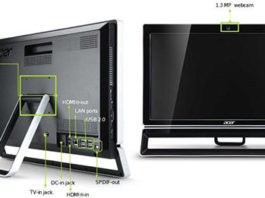 Acer All-in-One Aspire Z5771 Multi Touch Screen
