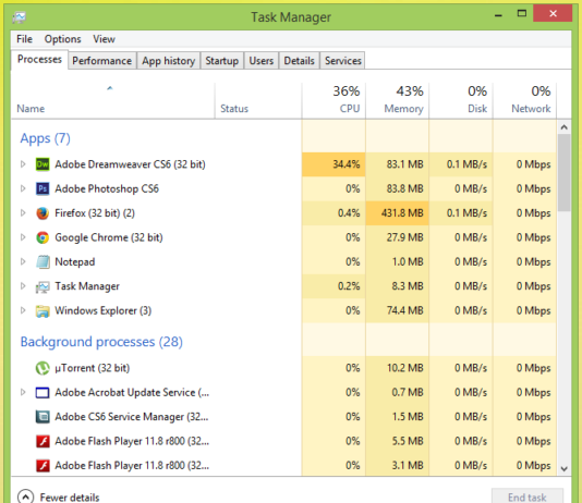 วิธีปิดการทำงาน Startup Programs บน Windows 8.1