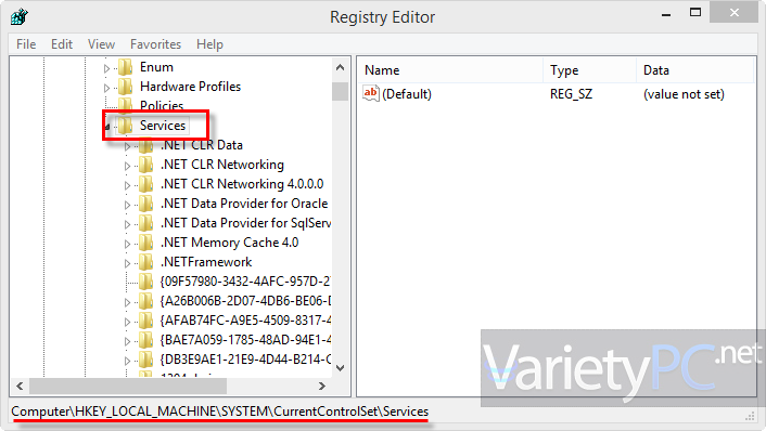 วิธีทำ Restore Services ให้เป็นค่า Default บน Windows 8.1 | VarietyPC.net