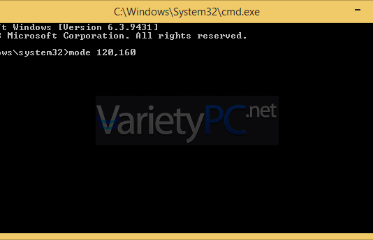 วิธีขยายหน้าจอ Command Prompt ให้ใหญ่ขึ้น