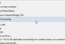 วิธีเพิ่ม Take Ownership ที่ Context Menu บน Windows 8.1