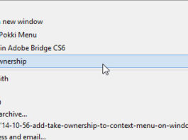 วิธีเพิ่ม Take Ownership ที่ Context Menu บน Windows 8.1