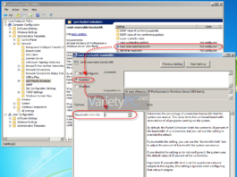 วิธีเปิด-ปิด จำกัดแบนด์วิทด์อินเทอร์เน็ตบน Windows 7 Pro และ Ultimate
