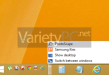 วิธีเพิ่ม Quick Launch ลงใน Taskbar บน Windows 8.x
