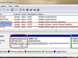 วิธีติดตั้ง Windows 7 - Windows 10 ไม่มี System Reserved