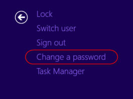 ปุ่ม Change a password ไม่โชว์บนหน้าจอ CTRL+ALT+DEL