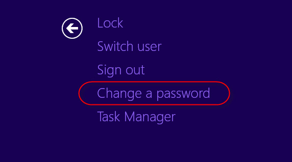 ปุ่ม Change a password ไม่โชว์บนหน้าจอ CTRL+ALT+DEL