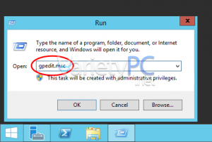 วิธีปิด Display Shutdown Event Tracker บน Windows Server 2012 ...