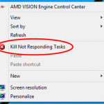 จับเอา Kill Not Responding Tasks มาไว้ที่เมนูคลิกขวา