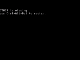 วิธีแก้ไข Bootmgr is missing Press Ctrl+Alt+Del to restart