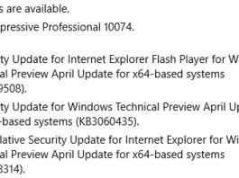 Windows 10 Technical Preview Build 10074