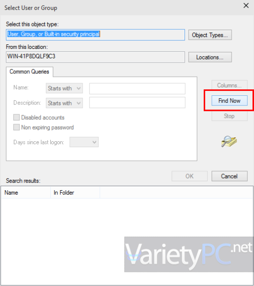 You don't currently have permission to access this folder.