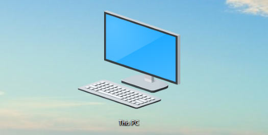 ไอคอน This PC สำหรับ Windows 10 หายไปไหน?